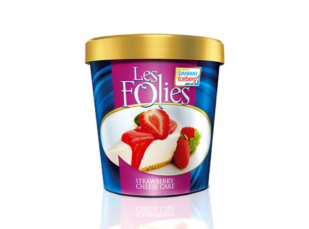 Danway Iceberg Les Folies Strawberry Cheese Cake Cup