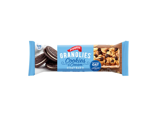 Poppins Granolies Cookies And Cream Oatbar