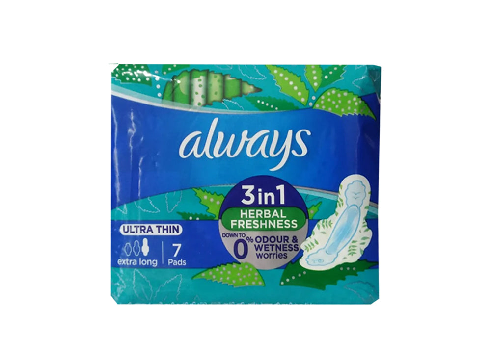 Always 3 In 1 Herbal Freshness Ultra Thin Extra Long