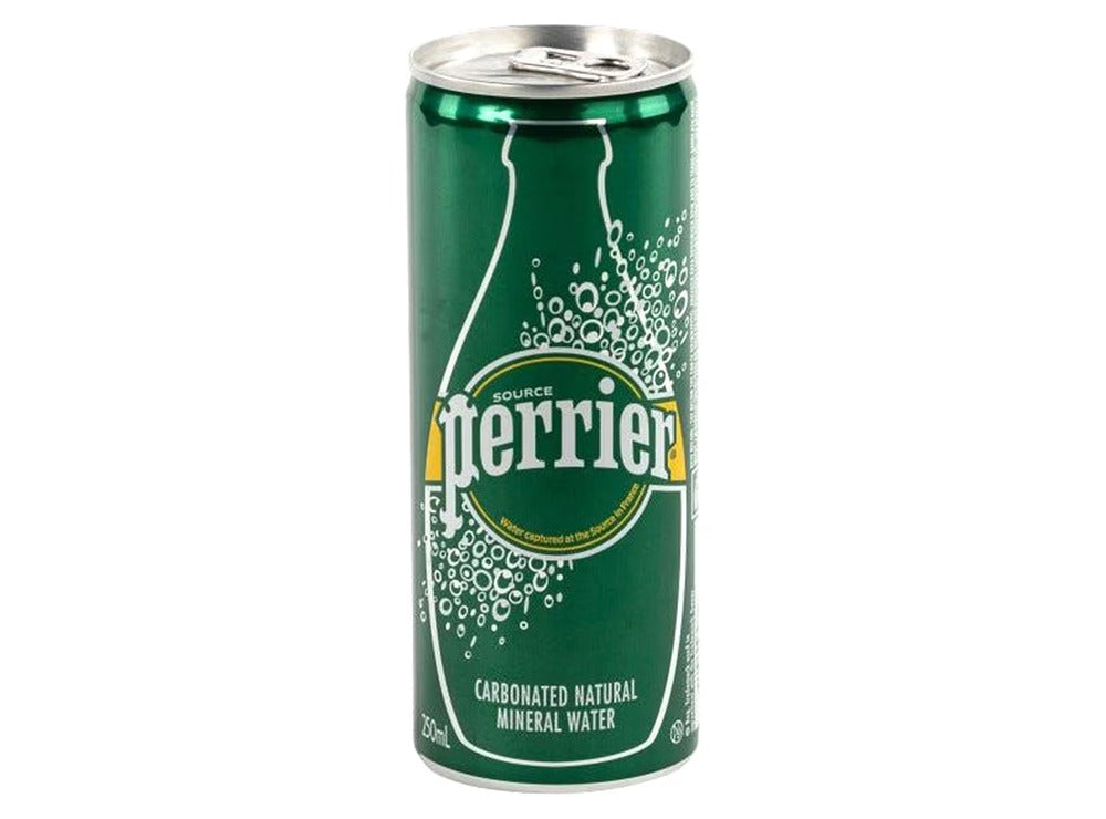 Perrier Carbonated Mineral Water Can