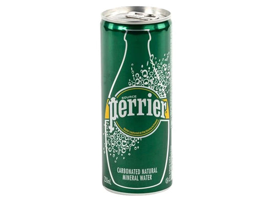 Perrier Carbonated Mineral Water Can