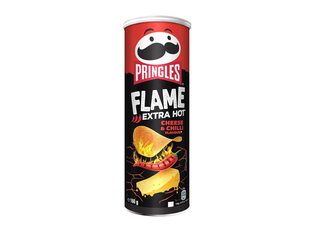 Pringles Flame Extra Hot Cheese And Chili Flavor