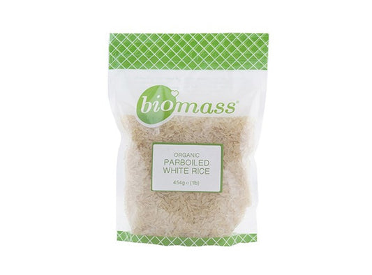 Biomass Organic Parboiled White Rice