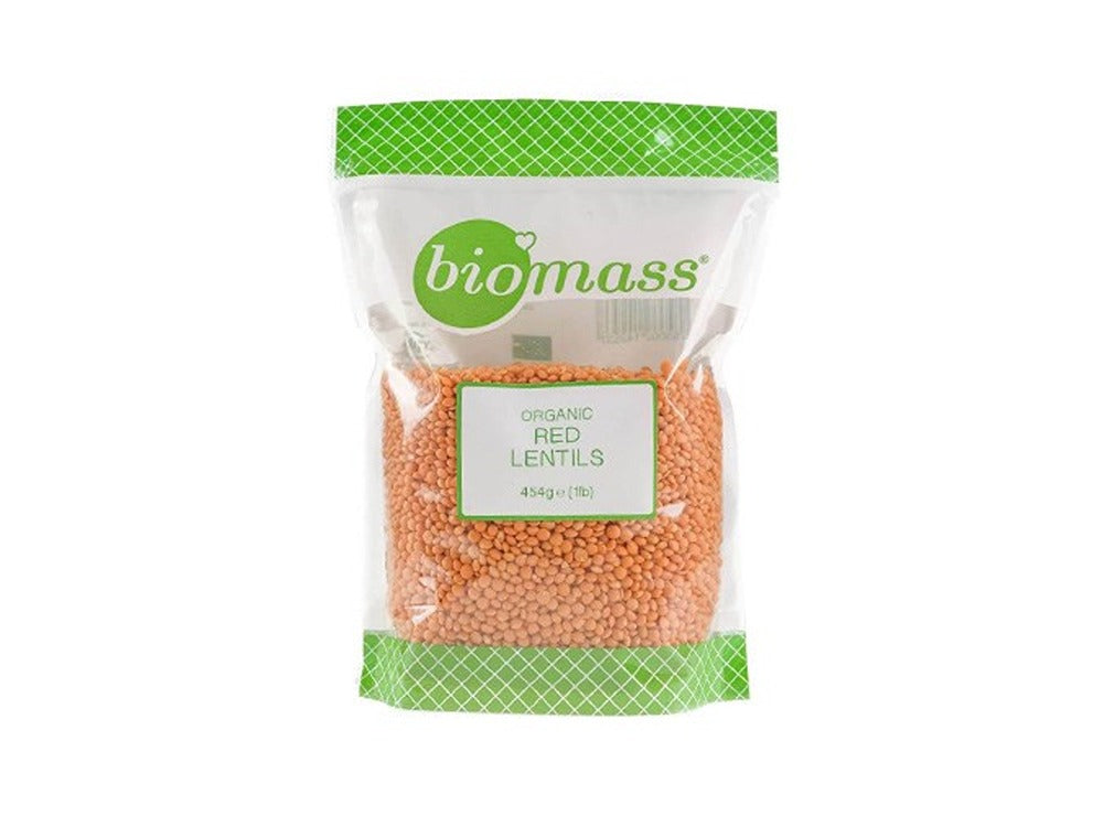 Biomass Organic Split Red Lentils
