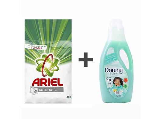 Bundle 6 - Ariel 4 Kilo Automatic + Downy Valley Dew 18 Washes