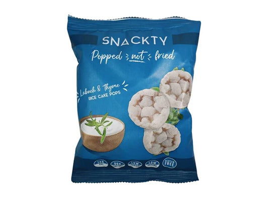 Snackty Popped Not Fried Labneh & Thyme