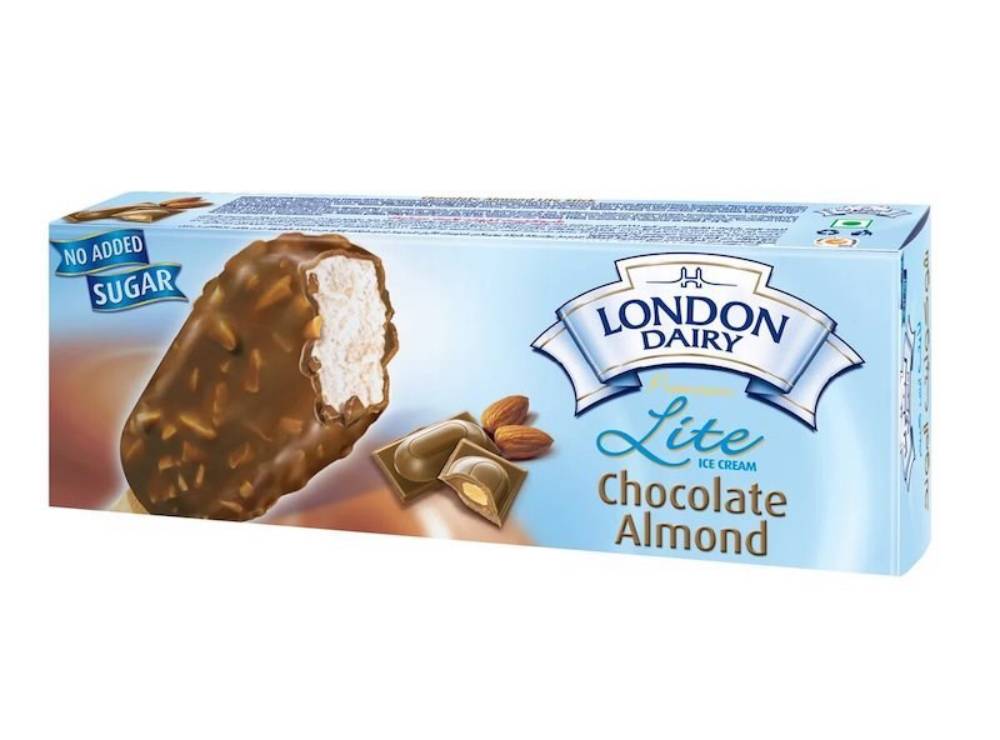 London Dairy Lite Chocolate Almond Sticks