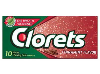 Clorets Cinnamint Flavor