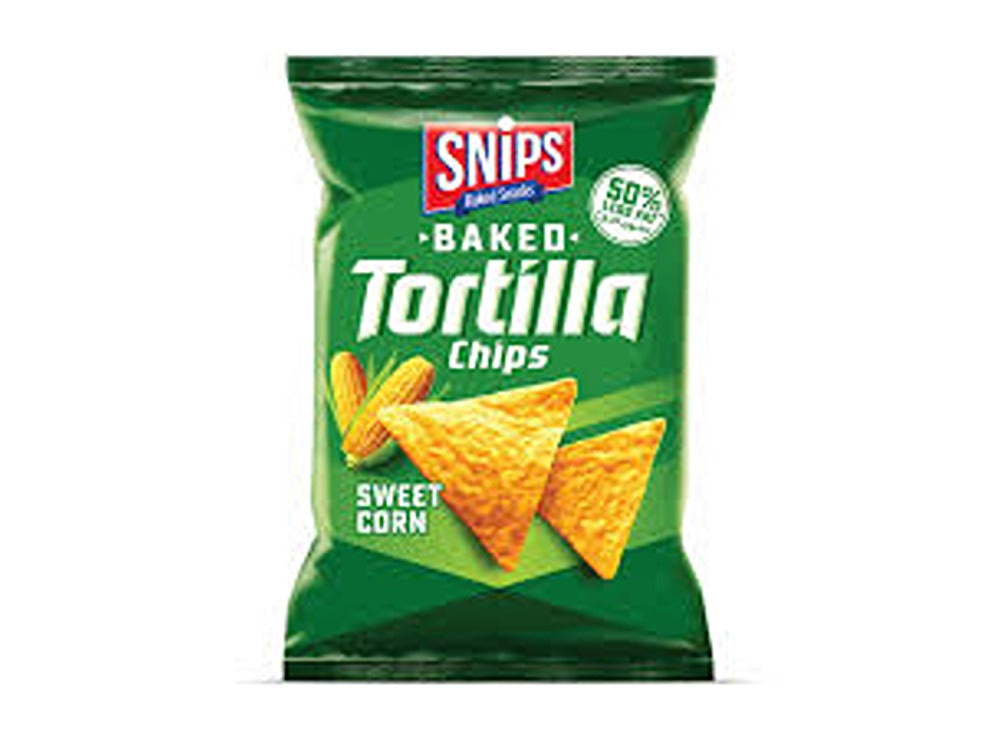 Snips Baked Tortilla Chips Sweet Corn