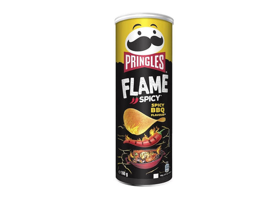 Pringles Flame Spicy Spicy BBQ Flavor