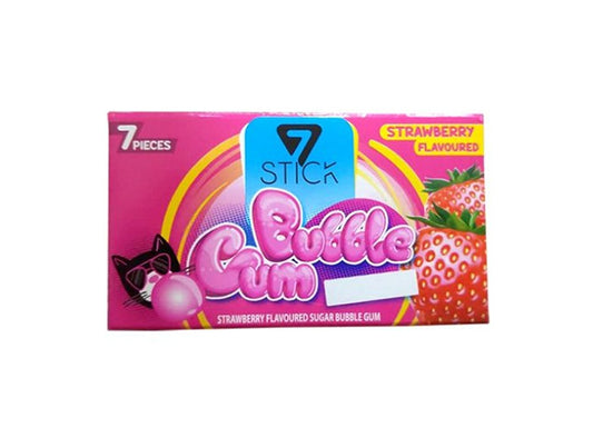 7 Sticks Boosta Bubble Gum Strawberry