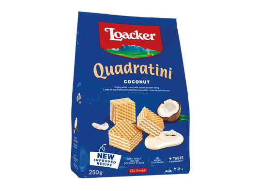 Coconut Loacker Quadratini