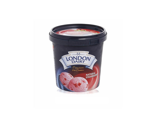 London Dairy Natural Strawberry Cup Ice Cream