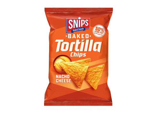 Snips Baked Tortilla Chips Nachos Cheese