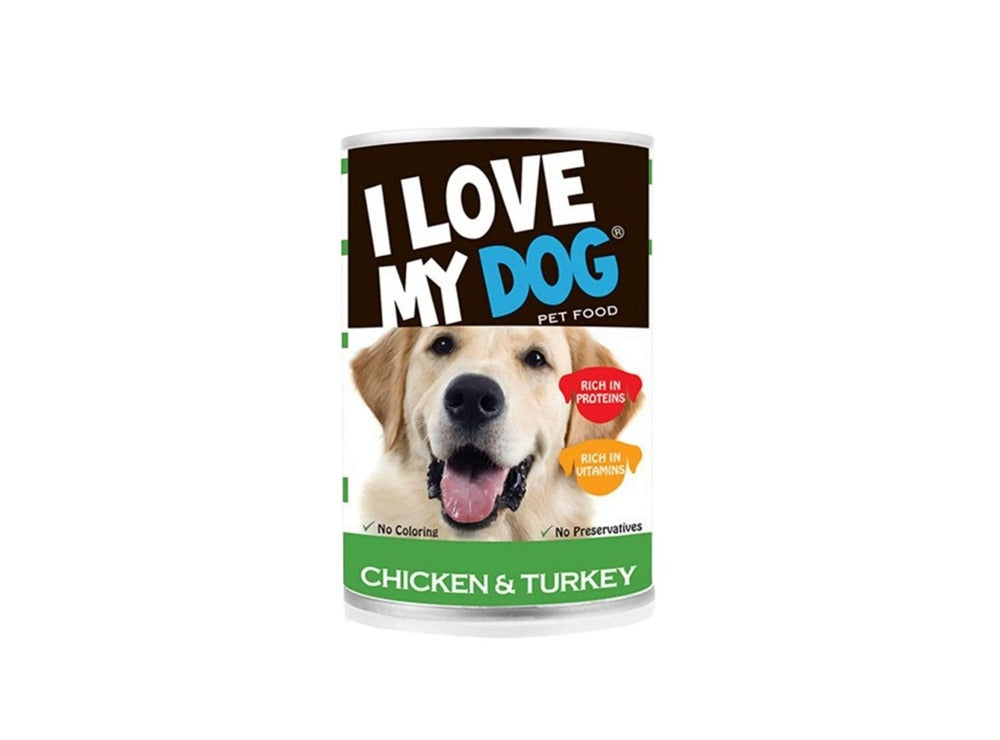 I Love My Dog Chicken And Turkey Pet Food