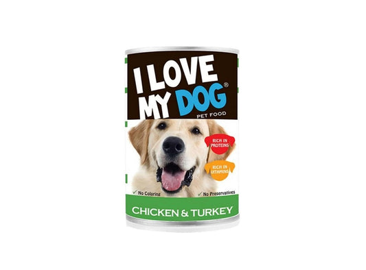 I Love My Dog Chicken And Turkey Pet Food