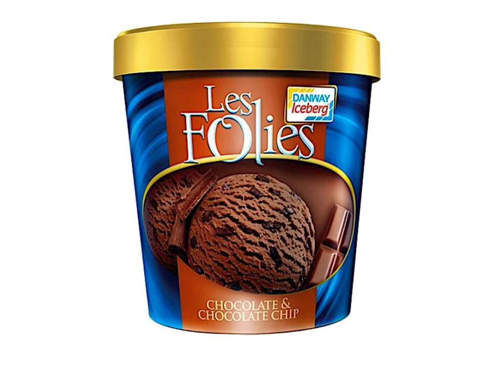Danway Iceberg Les Folies Chocolate And Chocolate Chip Cup