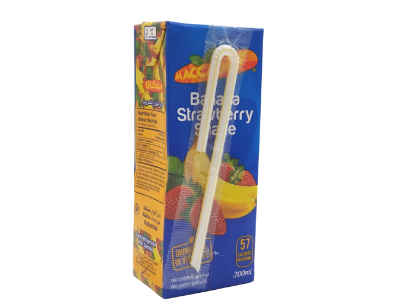 Maccaw Banana Strawberry Juice