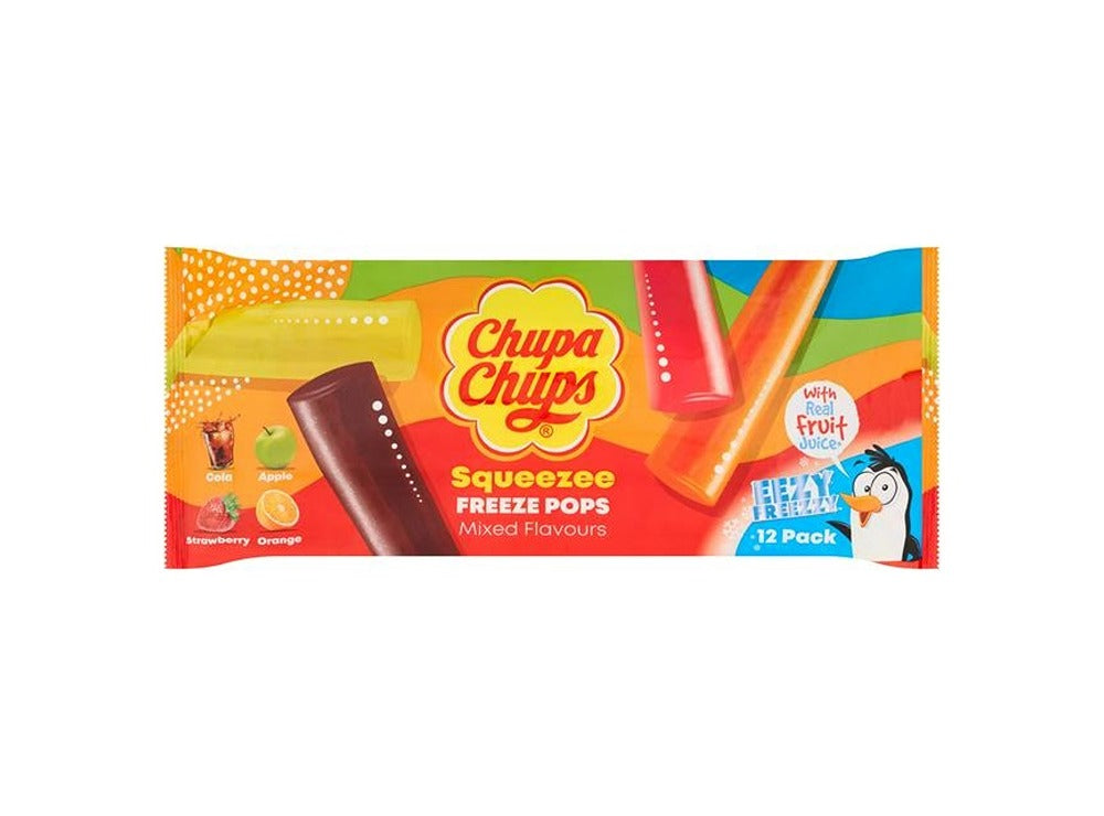 Chupa Chups Squeezee Freezer Pop Mixed Flavor