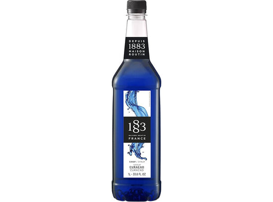 Syrup Sirop Blue Curacao 1883 France
