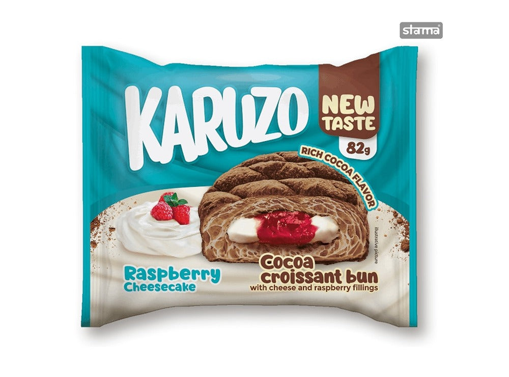 Karouzo Croissant Bun Raspberry Cheesecake